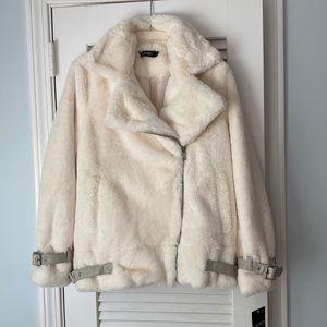 Faux Fur Bomber Jacket